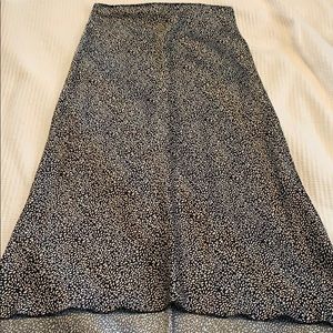 Abercrombie & Fitch High Low Silk Skirt, XS